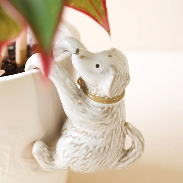 Ceramic Dog Planter Hanger - Ed's Plant Shop