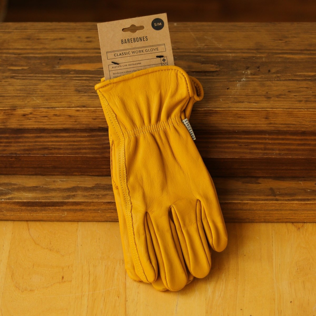 Classic Work & Gardening Glove: Mustard - Ed's Plant Shop