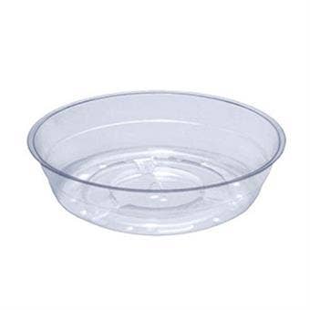 Clear Round Plastic Saucer for Pots & Planters - Ed's Plant Shop