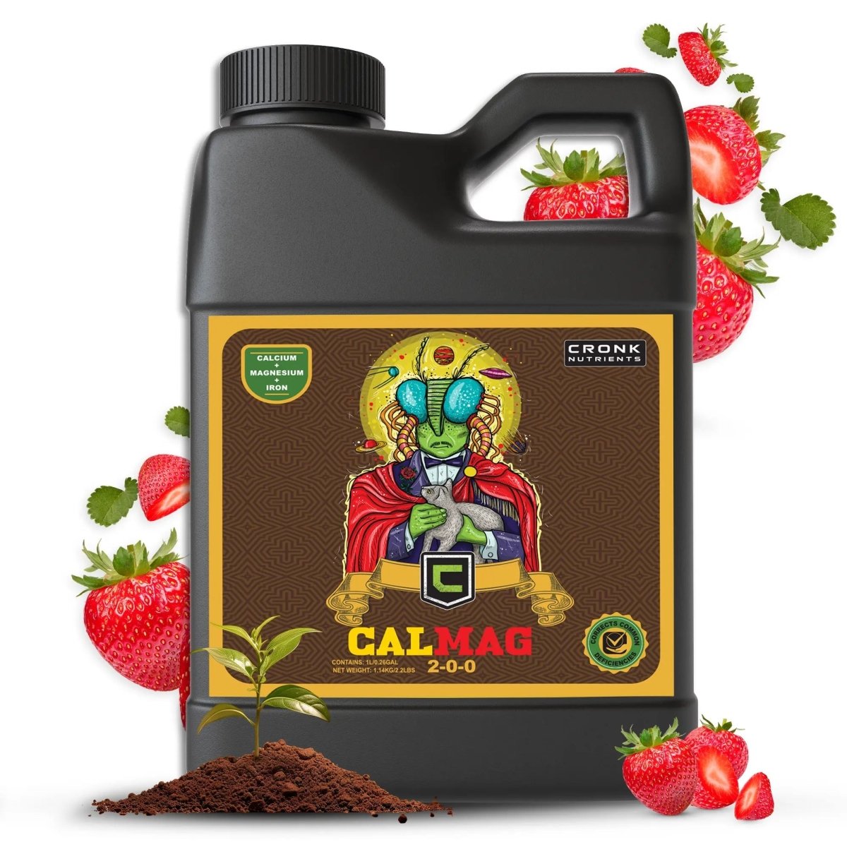 Cronk Nutrients CalMag 2 - 0 - 0 | Calcium, Magnesium & Iron Plant Supplement - Ed's Plant Shop