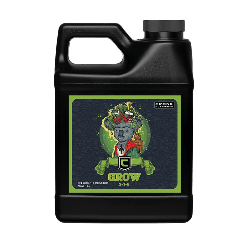 Cronk Nutrients Grow 2 - 1 - 6 Base Fertilizer | Vegetative Growth Formula - Ed's Plant Shop