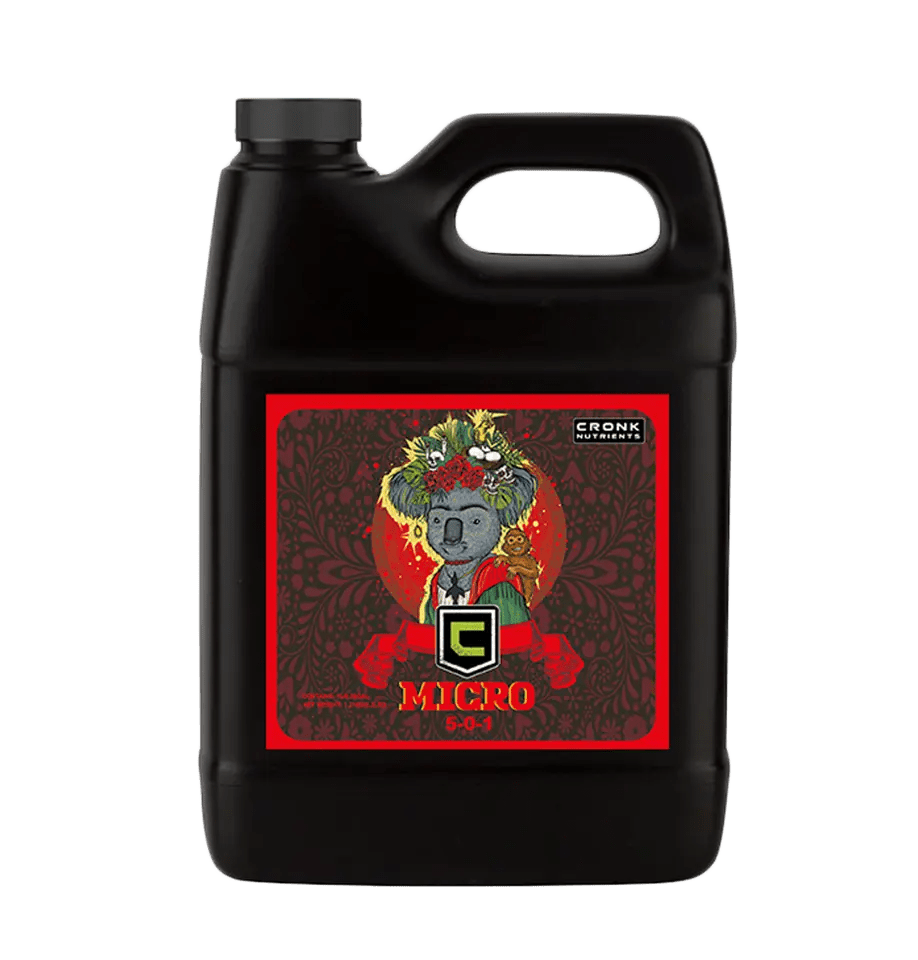 Cronk Nutrients Micro 5 - 0 - 1 Base Fertilizer | Foundation of the 3 - Part System - Ed's Plant Shop