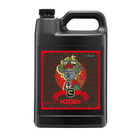 Cronk Nutrients 3-part base nutrient system Micro Grow Bloom bottles