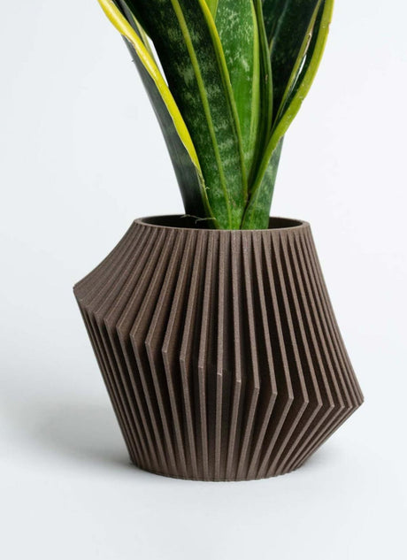 Disc Indoor Modern Style Planter - Various Sizes And Colors