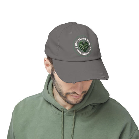 Ed's Plant Shop - Adjustable Fit Custom Distressed Cotton Twill Hats - Ed's Plant Shop