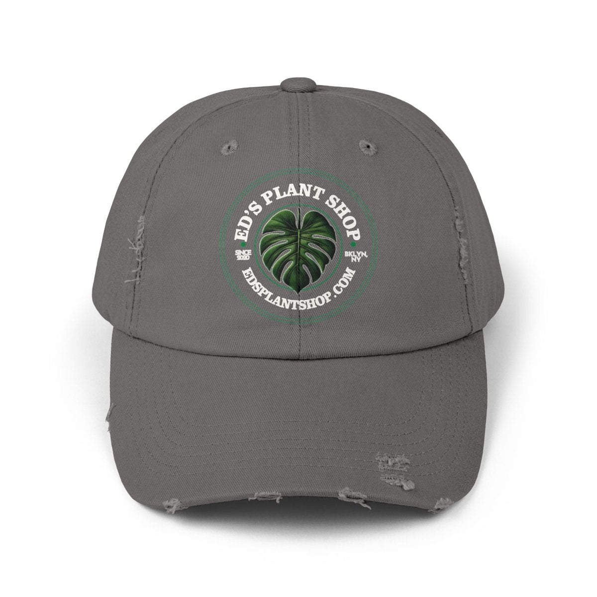 Ed's Plant Shop - Adjustable Fit Custom Distressed Cotton Twill Hats - Ed's Plant Shop