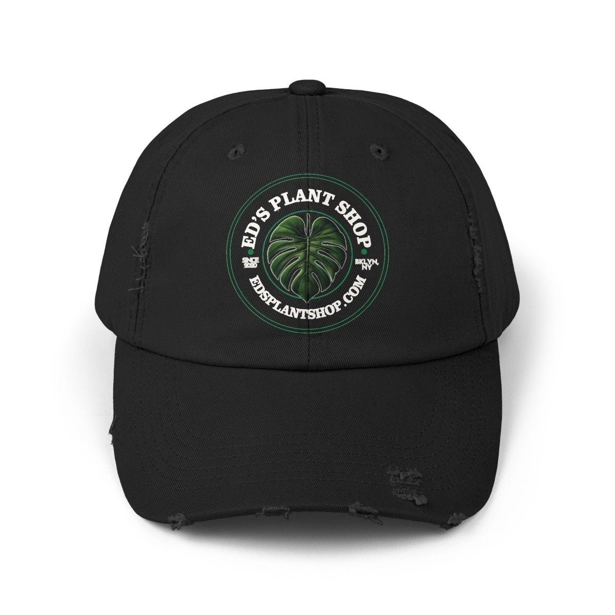 Ed's Plant Shop - Adjustable Fit Custom Distressed Cotton Twill Hats - Ed's Plant Shop