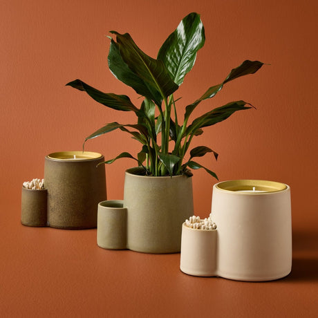 Ember Earth Candle + Planter by Modern Sprout - Ed's Plant Shop