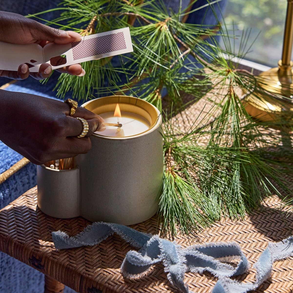 Ember Earth Candle + Planter by Modern Sprout - Ed's Plant Shop