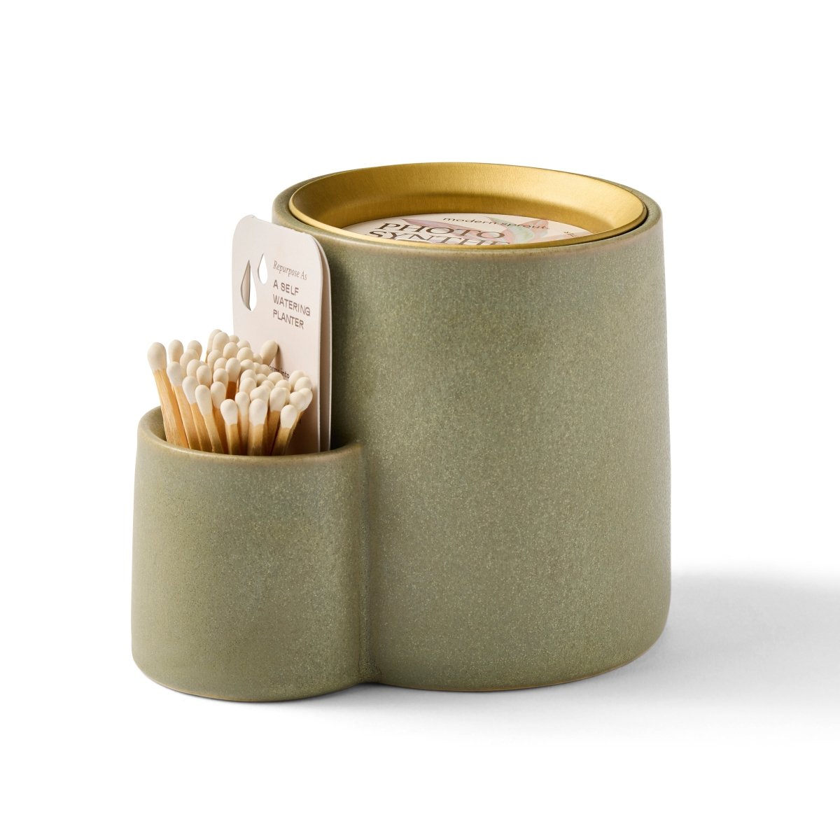 Ember Earth Candle + Planter by Modern Sprout - Ed's Plant Shop