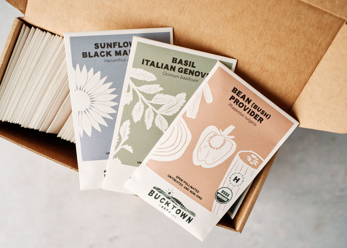 Emergency Seed Bank - Small - Organic Heirloom - Ed's Plant Shop