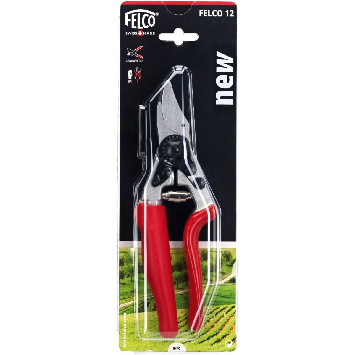 Felco 12 Ergonomic Compact Pruners with Rotating Handle – Swiss Made Garden Shears - Ed's Plant Shop