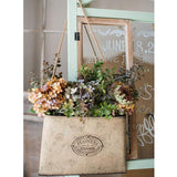 Charming Flat Metal Planter - Ed's Plant Shop