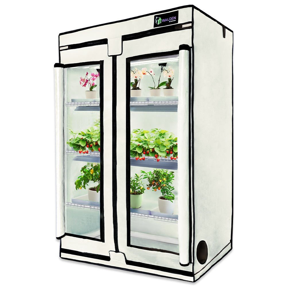 grow tents kits Flowers & Fruits 3-Tier Walden White LED Grow Tent Kit
