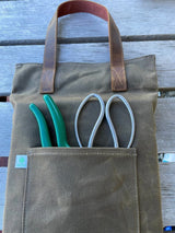 Garden Kneeler Pad - Waxed Canvas Garden Pad - Ed's Plant Shop