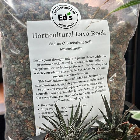 Horticultural Lava Rock Mix for Thriving Drought - Tolerant Plants - Ed's Plant Shop