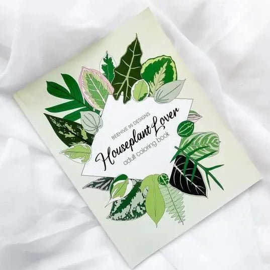 Houseplant Lover Coloring Book - Ed's Plant Shop