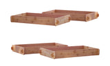SET OF 2 Timberlane Gardens Easy Raised Garden Bed Kits. Double Deep. Select Cedar. Mortise & Tenon. 2' W x 4' L