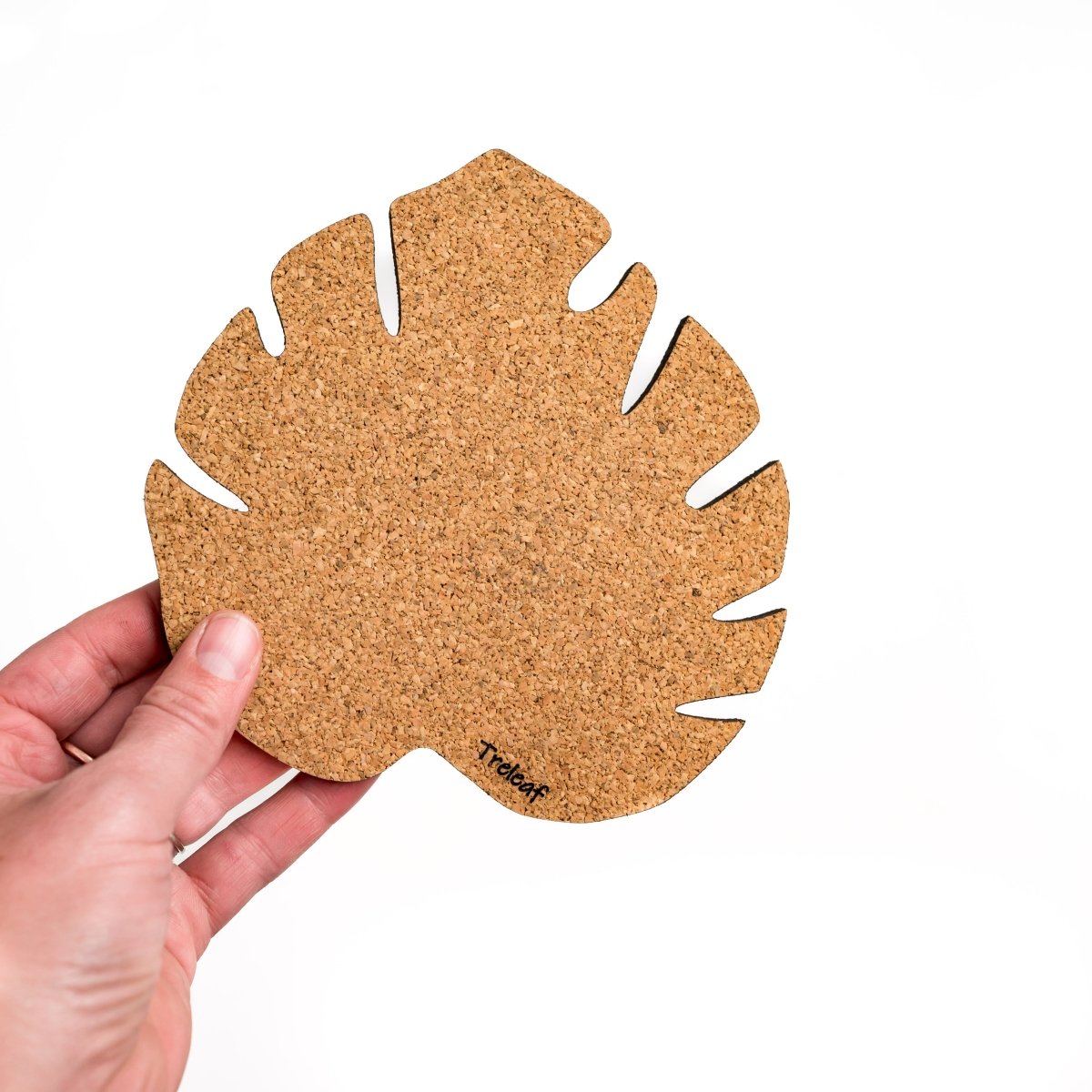Kostr™ Cork Plant Coasters | Sustainable Monstera Leaf Set of 4