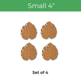 Kostr™ – Set of 4 Sustainable Cork Plant Coasters - Ed's Plant Shop