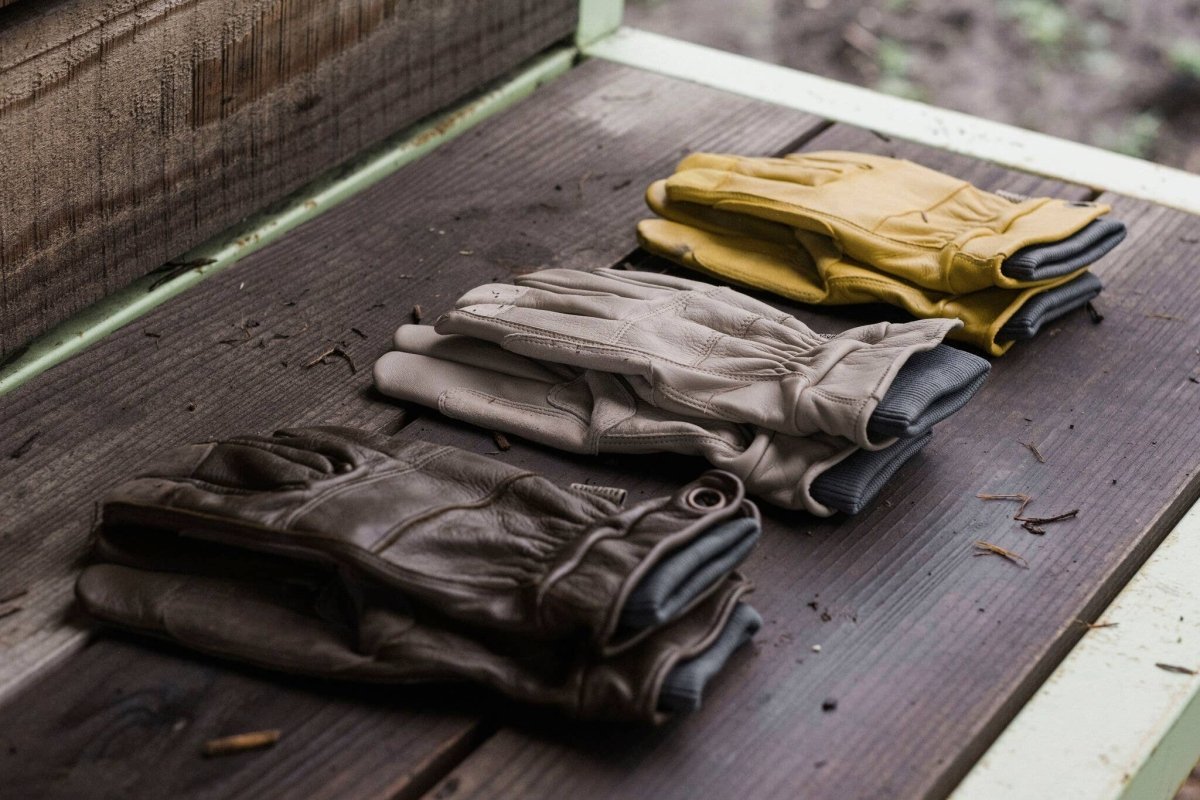 Kunar Glove | Premium Cowhide Leather Work Gloves for Gardening