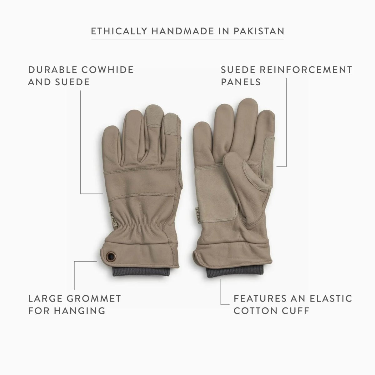 Kunar Glove: Premium All - Purpose Work Glove: Clay - Ed's Plant Shop