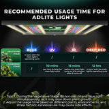 Mars Hydro ADlite Deep Red 15W + Blue 15W Supplemental LED Grow Light Bars (Set of 2) - Ed's Plant Shop