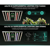 Mars Hydro ADLite UV 15W + IR 8W Supplemental LED Grow Light Bars (Set of 2) - Ed's Plant Shop