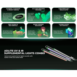 Mars Hydro ADLite UV 27W + IR 15W Supplemental LED Grow Light Bars (Set of 2) - Ed's Plant Shop