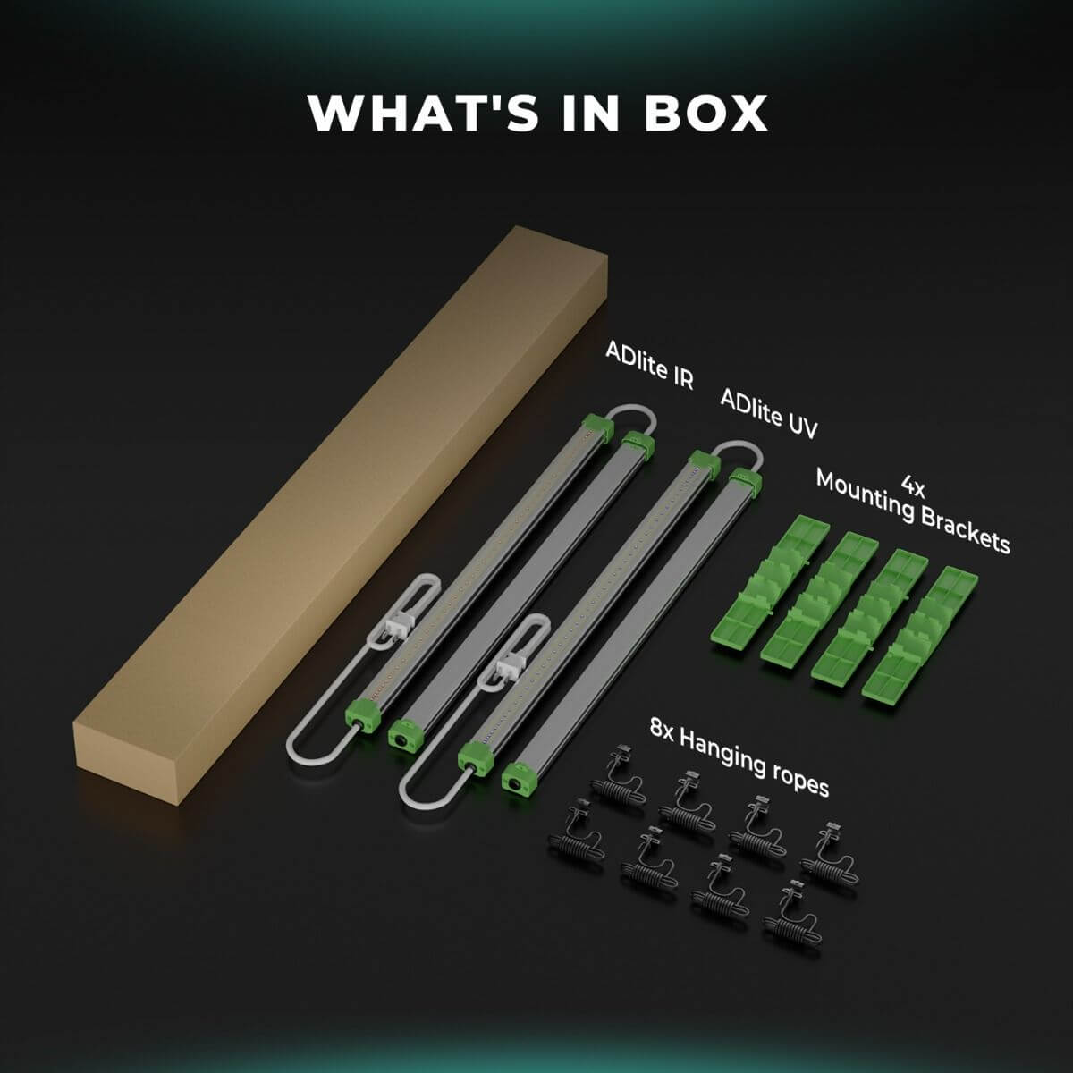 Mars Hydro ADLite UV 27W + IR 15W Supplemental LED Grow Light Bars (Set of 2) - Ed's Plant Shop