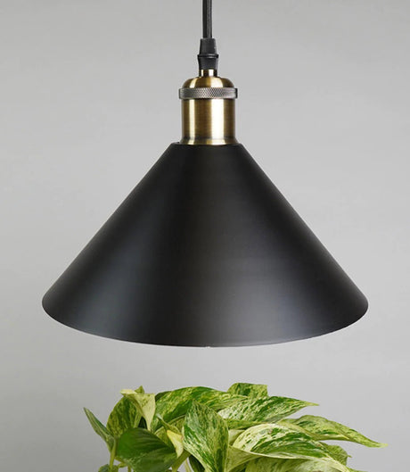 Modern Pendant and Socket - Brass - Ed's Plant Shop