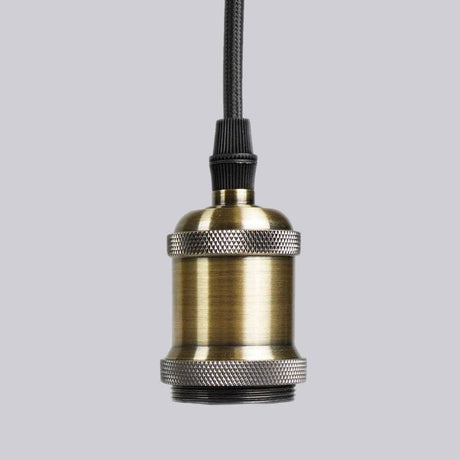 Modern Pendant and Socket - Brass - Ed's Plant Shop