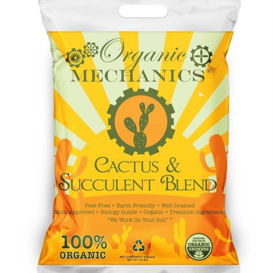 Organic Mechanics Cactus & Succulent Blend - 8 Dry Quarts - Ed's Plant Shop