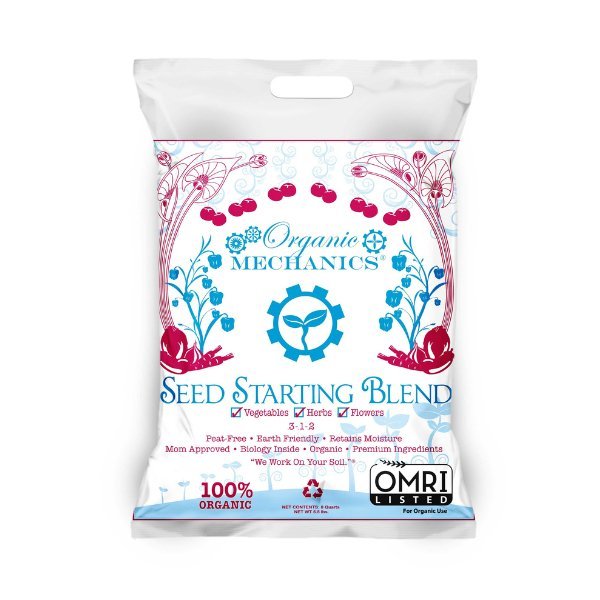 Organic Mechanics Seed Starting Blend (8 Dry Quarts) - Ed's Plant Shop