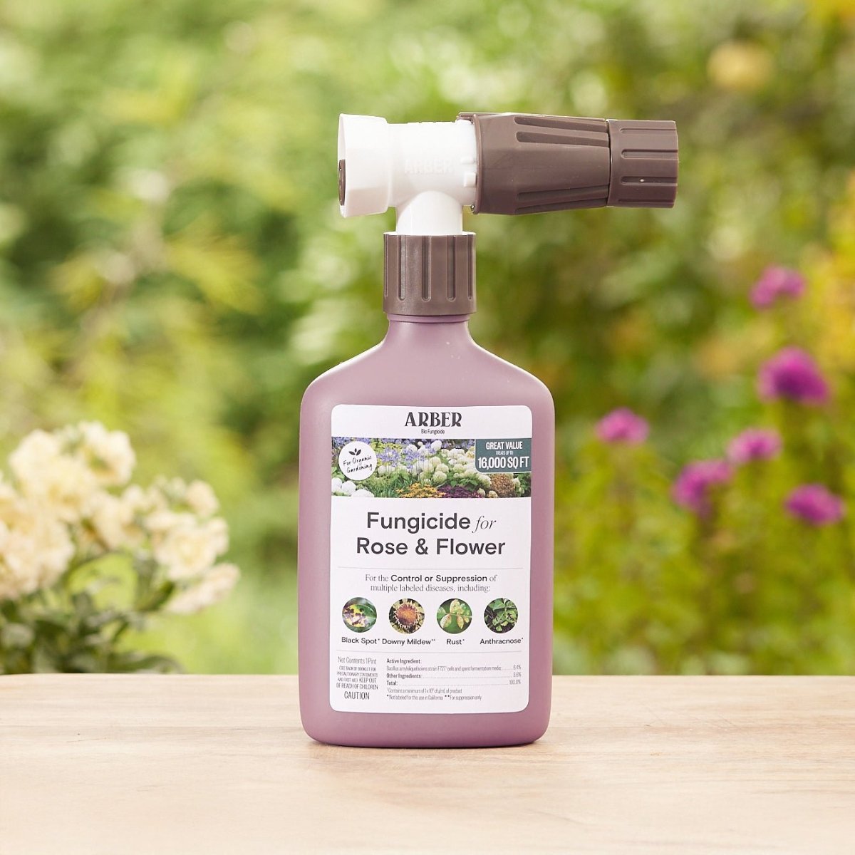 Organic Rose & Flower Fungicide — Ready - to - Spray 16 oz - Ed's Plant Shop