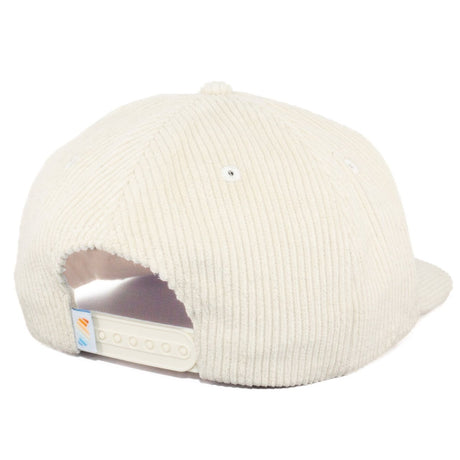 Plant Daddy Hat for Green Thumbs - White Corduroy Snapback Hat - Rear