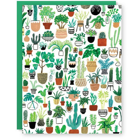 Plant Party Birthday Card - Ed's Plant Shop