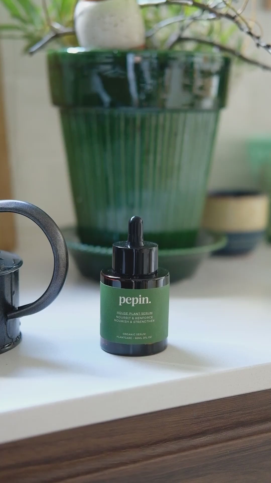 Houseplant Serum | Natural Liquid Fertilizer Made in France video demonstration - Ed's Plant Shop