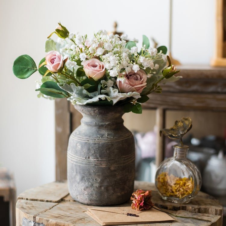 Restoration Style Concrete Vase - Ed's Plant Shop