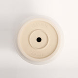 The Ceramic Cylinder Planter with Saucer, 2nd Generation