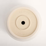 The Ceramic Cylinder Planter with Saucer, 2nd Generation