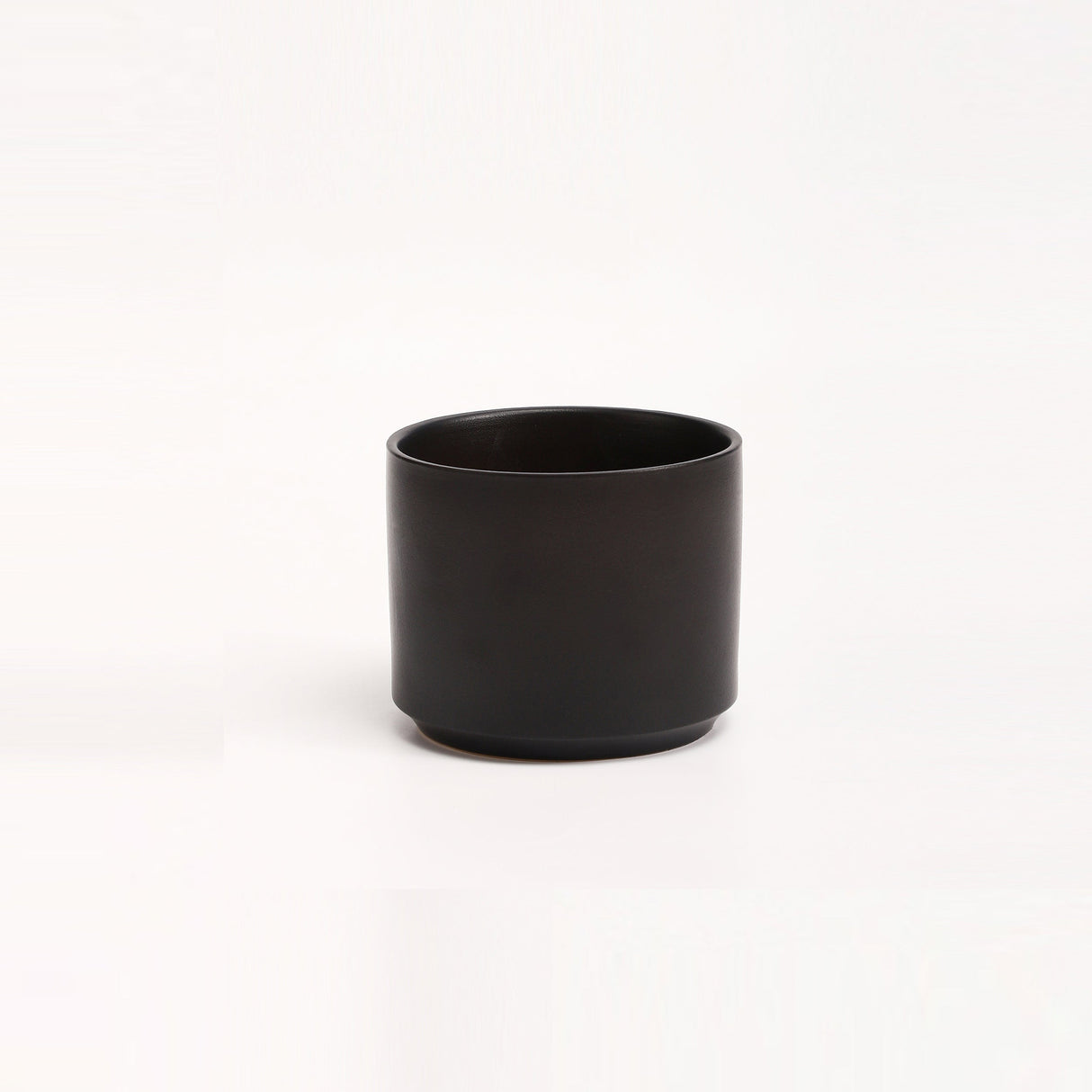 The Ceramic Cylinder Planter with Saucer, 2nd Generation