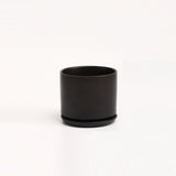 The Ceramic Cylinder Planter with Saucer, 2nd Generation