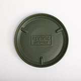 The Ceramic Cylinder Planter with Saucer, 2nd Generation