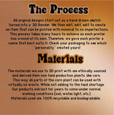 Ring of Pearls 3D Printed Planter – Modern Ribbed Indoor Pot with Drainage - Ed's Plant Shop