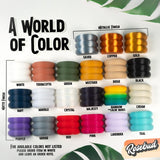 Ring of Pearls 3D Printed Planter – Modern Ribbed Indoor Pot with Drainage - Ed's Plant Shop