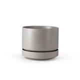 Round Two Ceramic Planter – 4", 6", 8", 10" (With Drainage & Saucer) - Ed's Plant Shop