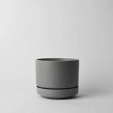 Round Two Ceramic Planter – 4", 6", 8", 10" (With Drainage & Saucer) - Ed's Plant Shop