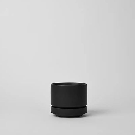 Round Two Ceramic Planter – 4", 6", 8", 10" (With Drainage & Saucer) - Ed's Plant Shop