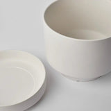 Round Two Ceramic Planter – 4", 6", 8", 10" (With Drainage & Saucer) - Ed's Plant Shop